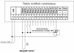 Рис.2.Схема подключения блока SES-01