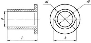 Рис.1. Схематическое изображение втулки серии В