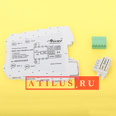 Модули аналогового вывода WAD-AO2-MAXPro фото 3